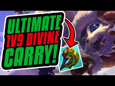 ULTIMATE 1V9 WITH DIVINE SUNDERER!!! Merry Christmas!!! Season 12 Gnar Gameplay (League Of Legends)