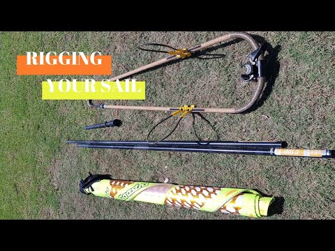 How to rig your sail! The basics of preparing (rigging) your sail from start to finish.