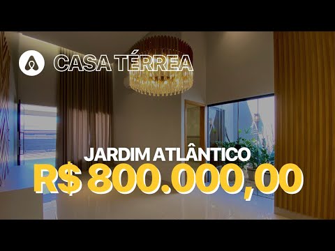 🏠 CASA 3 SUÍTES COM 141M², RICA EM ARMÁRIOS, PRONTA PRA MORAR NO JARDIM ATLÂNTICO - GOIÂNIA/GO