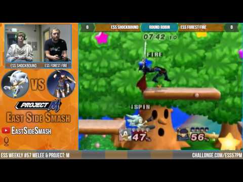 ESS Weekly #57: ESS | Shockbound (Sonic) Vs ESS | ForestFire (Ike) - Round Robin - Project M