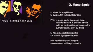 FOJE - &quot;O, Mano Saule&quot;