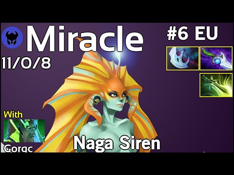 Miracle [Liquid] plays Naga Siren!!! Dota 2 7.21