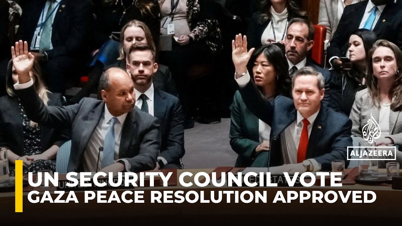 UN Security Council passes US resolution backing international Gaza force