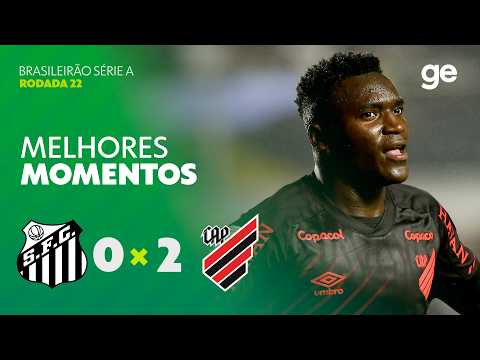 Gols e melhores lances de Santos x Athletico Paranaense
