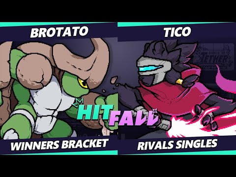 Hitfall 2023 - Brotato (Kragg) Vs. Tico (Clairen) Rivals of Aether - RoA