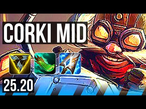 CORKI vs SYLAS (MID) | 15/1/5, Legendary | EUW Master | 25.20