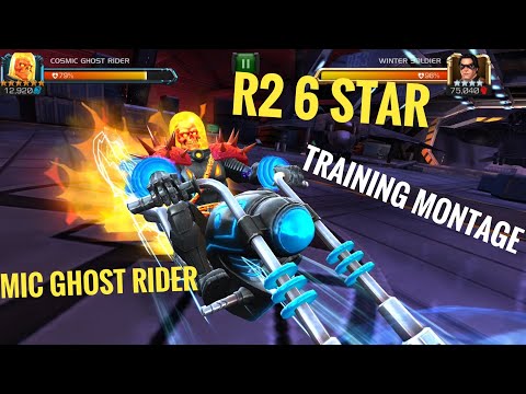 R2 6 STAR Cosmic Ghost Rider training montage, he is going to R3 | Marvel contest of champions