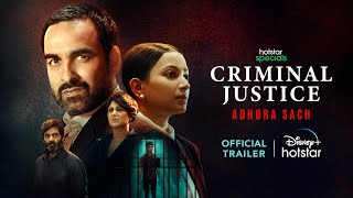 Official Trailer | CriminalJustice: Adhura Sach | @JioHotstar​
