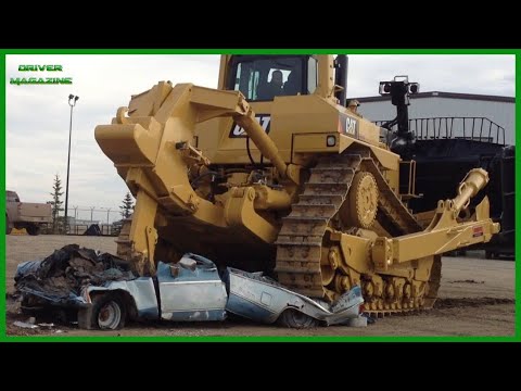 Top 10 Dangerous Bulldozer Operator Skill - Biggest Heavy Equipment Working. Caterpillar vs Komatsu