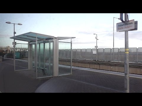 Onboard a 22000 Class Intercity Train Departing Adamstown, Dublin