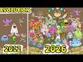 Gold Island Evolution 2012 2025 My Singing Monsters