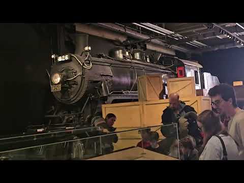 Exploring the steam locomotives at the Canada science museum in ottoawa