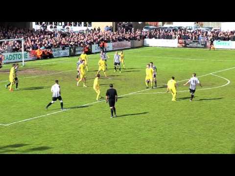Matt Flynn Header v Guiseley Conference North Play Off Final