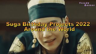 BTS Suga Birthday Projects Around The World 2022 2