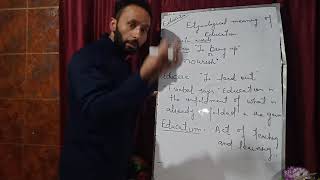 Etymological or Root meaning of Education