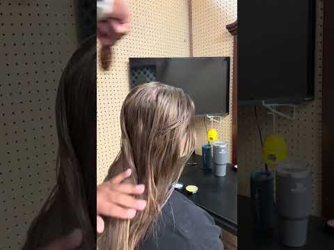 ASMR hair play uncut 