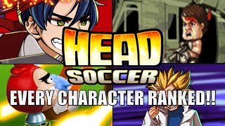 Every Head Soccer Character Ranked (Worst to Best)