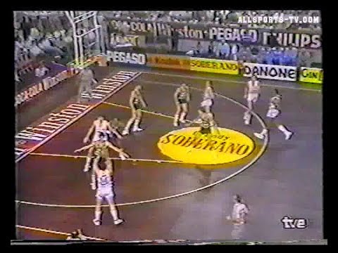 ACB 1984/1985 - Final - 3º Partido - Real Madrid - Ron Negrita Joventut