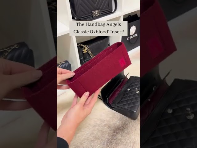 Vídeo relacionado con Lckaey Organizador de bolsas para chanel Jumbo Classic Flap Bag Insert Shaper Purse Organizer sin cremallera2009Claret-L