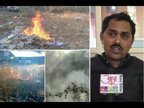 कचरा नेतातही अन जाळतातही, घंटागाडीवाल्यांचाही सहभाग