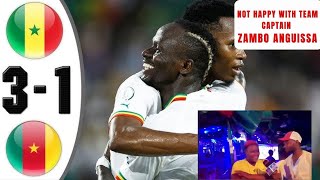 Senegal vs Cameroon 2-1 AFCON Cameroun Fan Reaction Zambo Anguissa Africa Cup of Nations Highlights