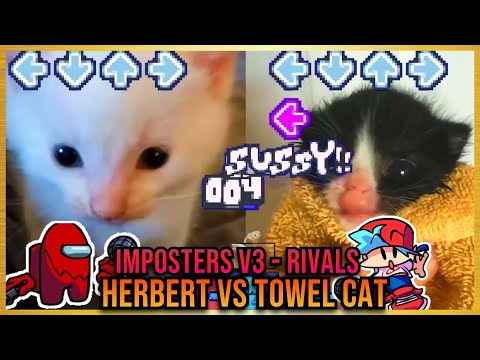 Imposters Rivals BUT HERBERT VS Towel Cat - Friday Night Funkin' Custom Animation VS Imposter V3