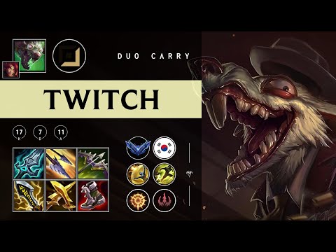 Twitch ADC vs Miss Fortune - KR Diamond Patch 25.23