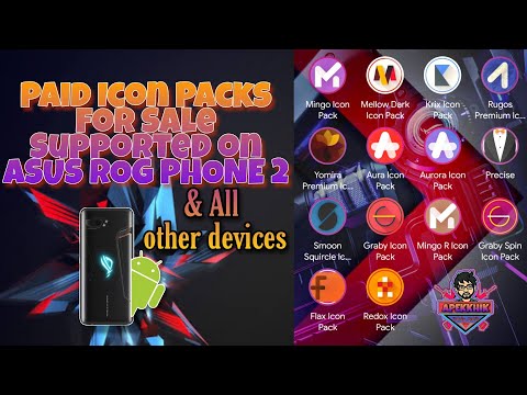 Best Free Paid icon packs (100% Sale) supported on Asus ROG Phone 2 & all android Devices