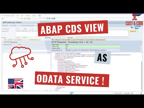 Provide ABAP CDS View as ODATA Service [english]