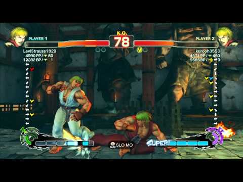LeviStrauss1829 (Ken) vs kurooh3553 (Ken) - SSF4 Arcade Edition Xbox Live Ranked Match
