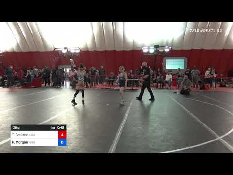 38 Kg Rr Rnd 1 - Tyler Paulson, LaCrosse Area Wrestlers Vs Perry Morgan, Kobra Kai Training