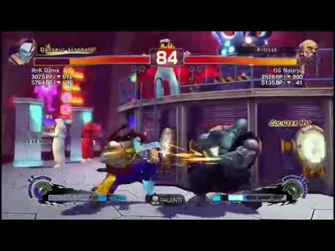 RnK Uzina (Vega) vs OS Nouryu (Gouken) USF4 Ranking