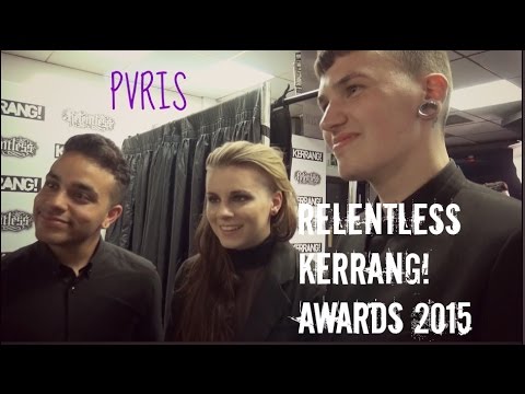 Sophie Eggleton chats to PVRIS at the Relentless Kerrang! Awards 2015