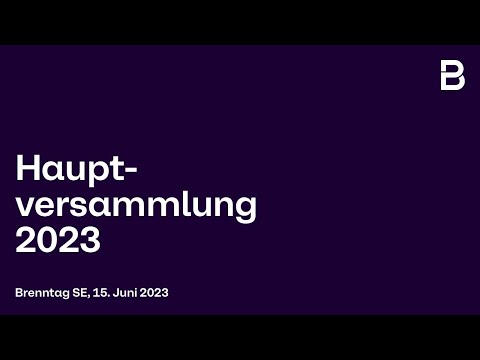 Brenntag Jahreshauptversammlung 2023: Rede von CEO Dr. Christian Kohlpaintner - zdjęcie