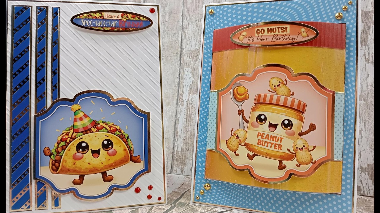 Cardmaking with Hunkydory's Pun-tastic Yum-believable Collection - A Pun-believable birthday