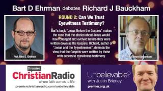 Video: Are Gospels Based on Eyewitness Testimony - Bart Ehrman vs Richard Bauckham 2/2