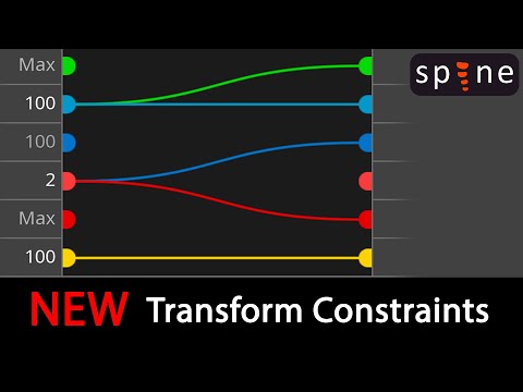 New Transform Constraints in Spine 4.3 and more