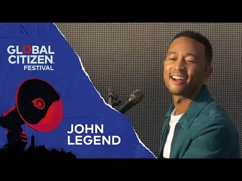 John Legend Performs All of Me | Global Citizen Festival NYC 2018
