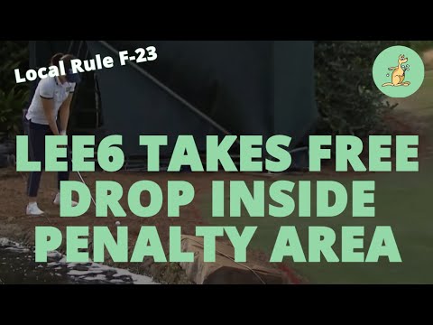 Lee6 Takes Free Drop in Penalty Area - Golf Rules Explained