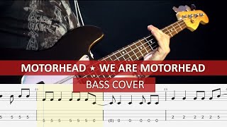 Motörhead - We are Motörhead / bass cover / playalong with TAB