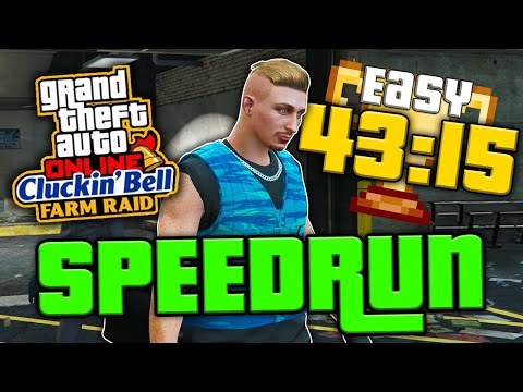 I Tried Speedrunning The Cluckin' Bell Farm Raid | GTA Online