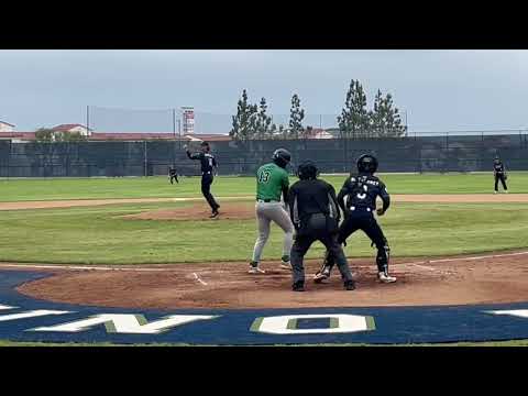 Pitching against Upland (5-6-25). Strikeout 5 of 9.