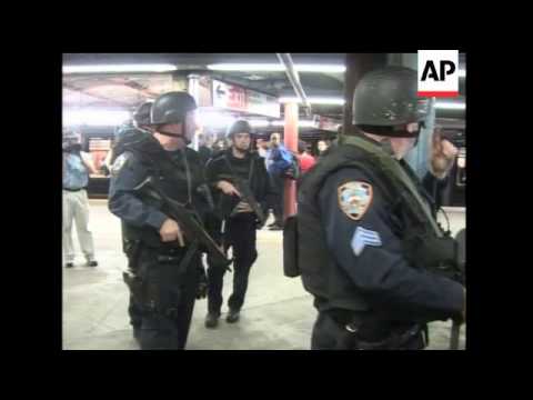 New counterterrorism teams, one with a bomb-sniffing dog named Clipper, started patrolling the subwa