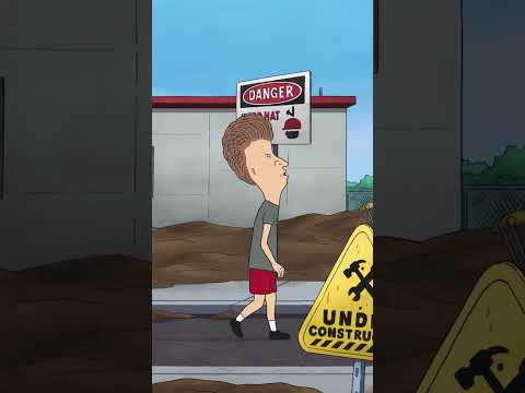 They should, like, totally watch where they're going. ☁️ 😂 #BeavisAndButtHead