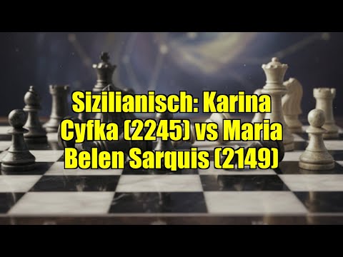 Sizilianisch: Karina Cyfka (2245) vs Maria Belen Sarquis (2149)
