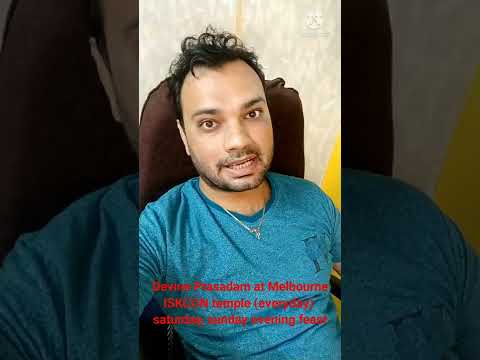 Melbourne ISKCON Temple, Prasaad everyday (saturday , sunday evening feast prasad)