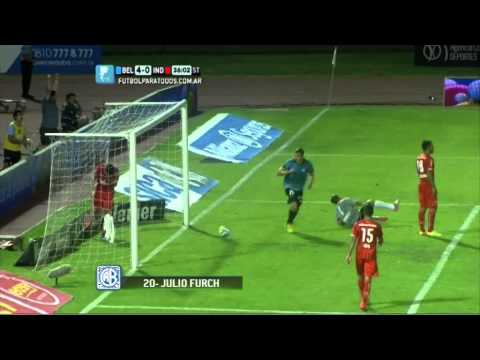 Gol Furch. Belgrano 4 - Independiente 0. Fecha 19. Primera División. FPT.