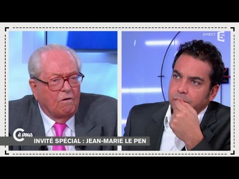 Jean-Marie Le Pen facing Patrick Cohen - C à vous - 01/12/2014