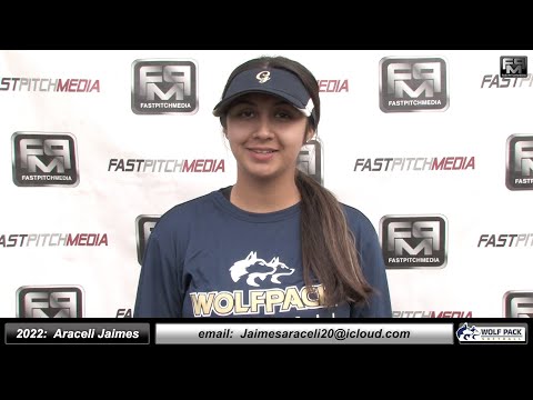 2022 Araceli Jaimes 3.5 GPA, Athletic Shortstop Softball Skills Video - Lady Wolfpack 18 Gold Alkire