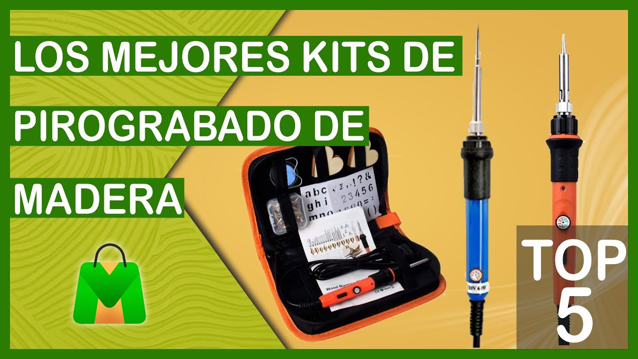 🔴 LOS 5 MEJORES KITS DE PIROGRABADO DE MADERA BARATOS VENDIDOS EN Amazon [Calidad/Precio]